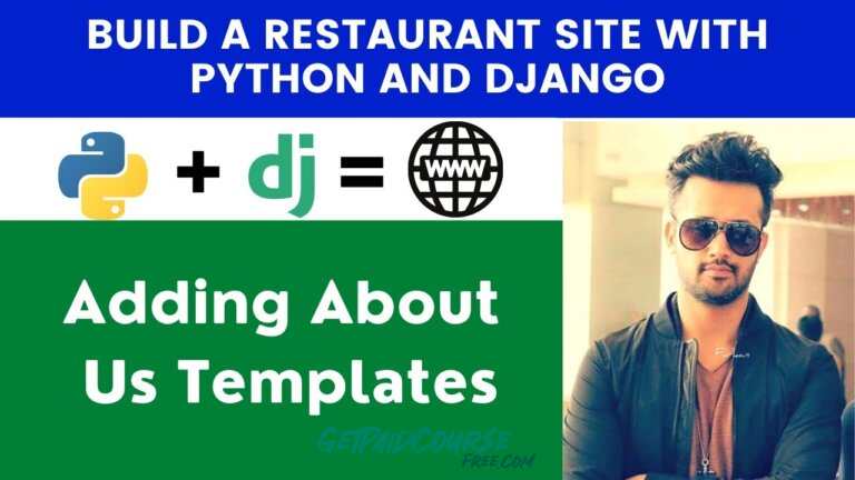 Build A Restaurant Site With Python And Django