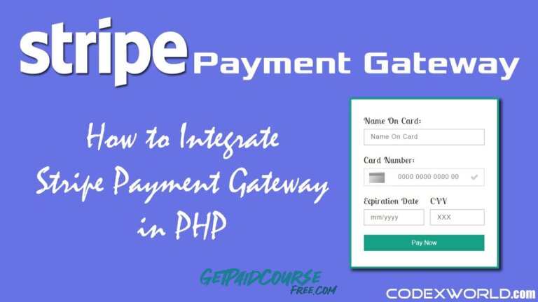 Skillshare – Stripe Payments with PHP