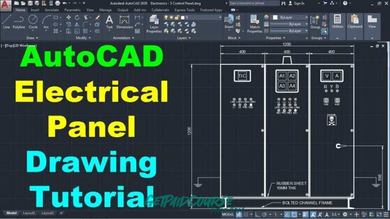 The complete course of AutoCAD Electrical 2021