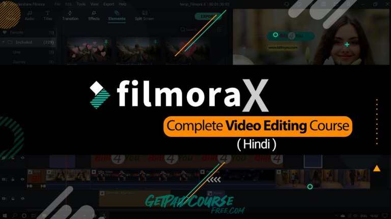 Wondershare Filmora X Complete Video Editing Course 2022