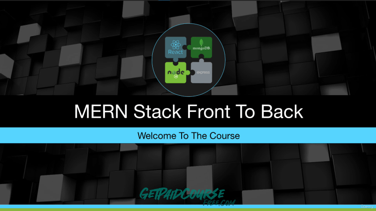 Udemy – MERN Stack Front To Back Full Stack React, Redux & Node.js