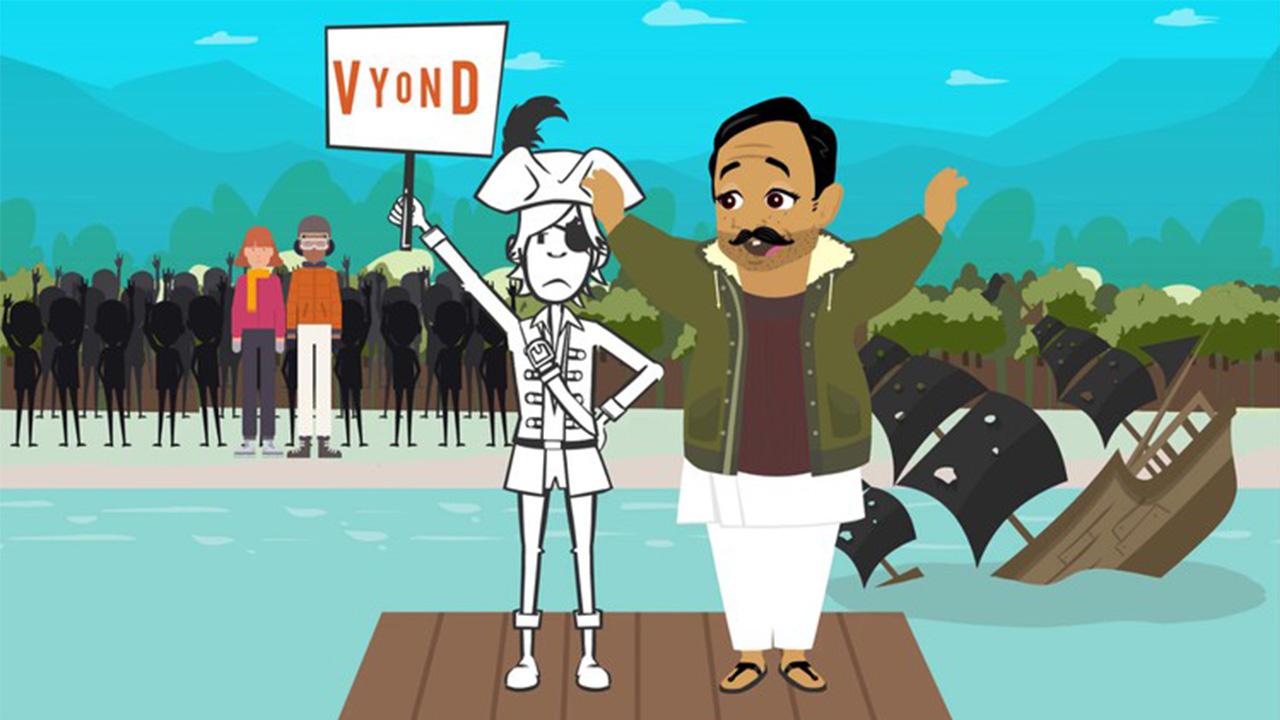 Vyond 2D Animation with Cartoon Characters